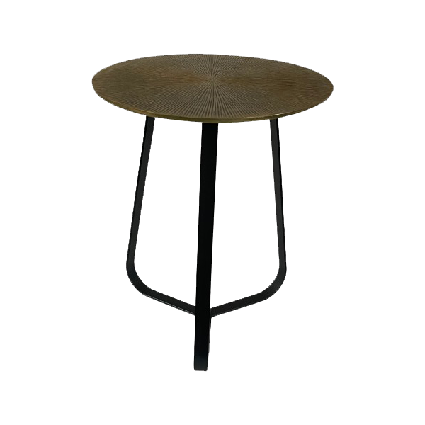 Table basse Kate en aluminium doré – 40 cm – Image 6