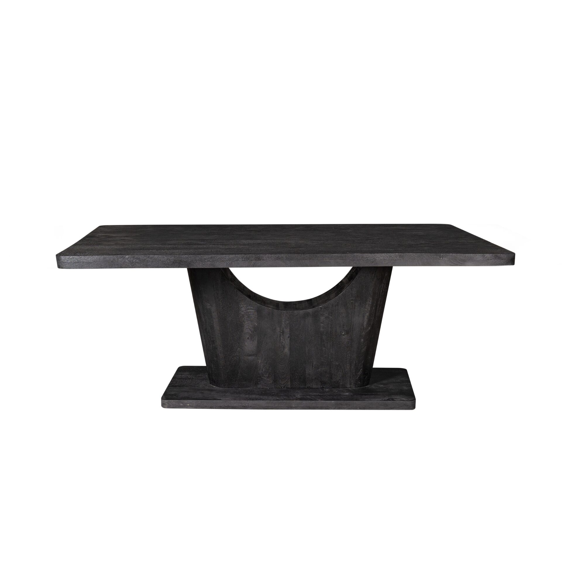 Table à manger Voco en bois de manguier noir – 200 cm – Image 2