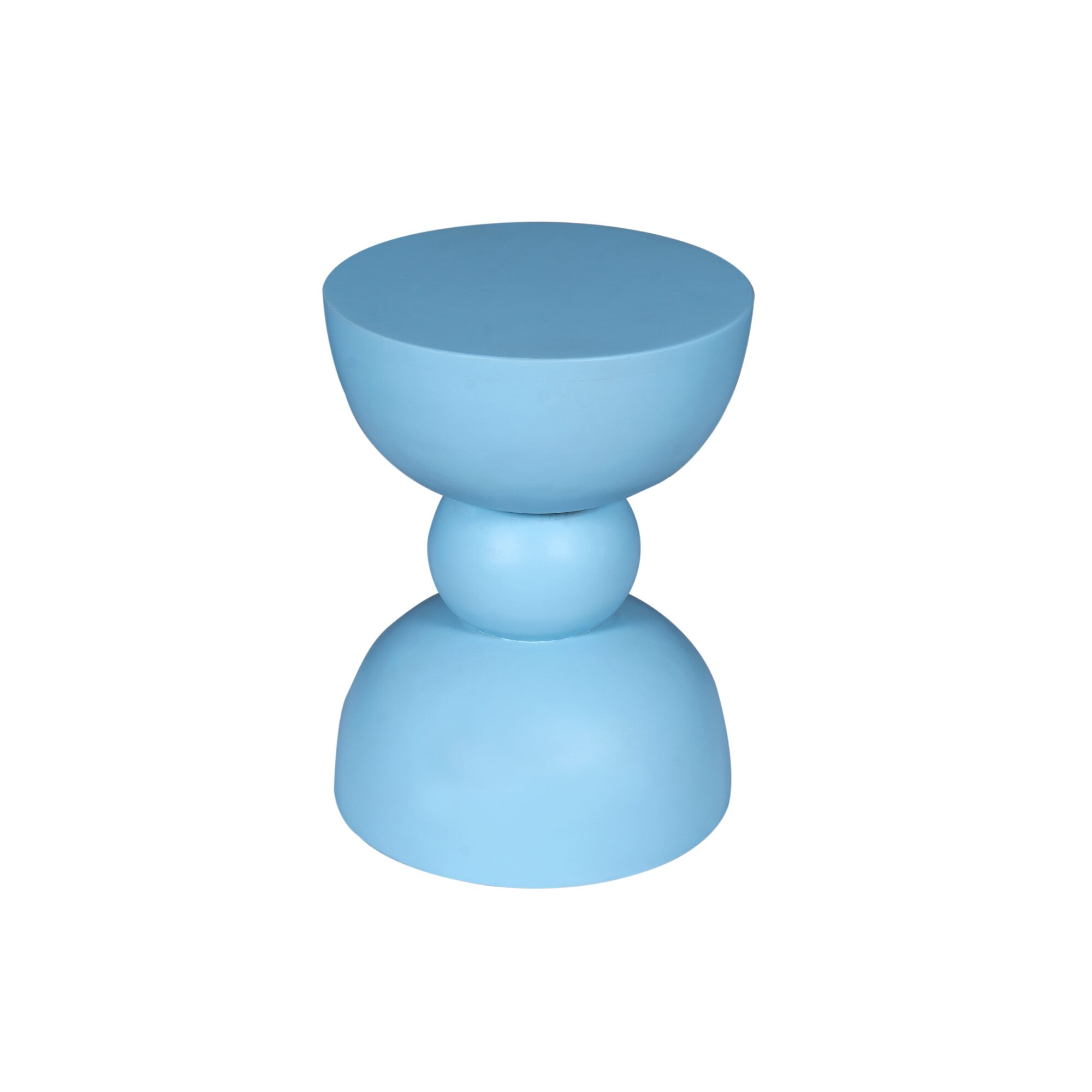 Table d’appoint Jon en bois de manguier bleu – 30 cm
