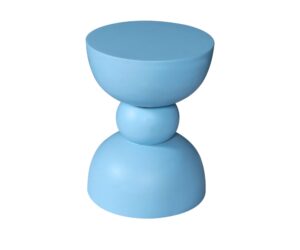 Alternative view of Table d’appoint Jon en bois de manguier bleu – 30 cm