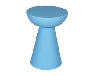 Table d’appoint Owen en bois de manguier bleu – 30 cm