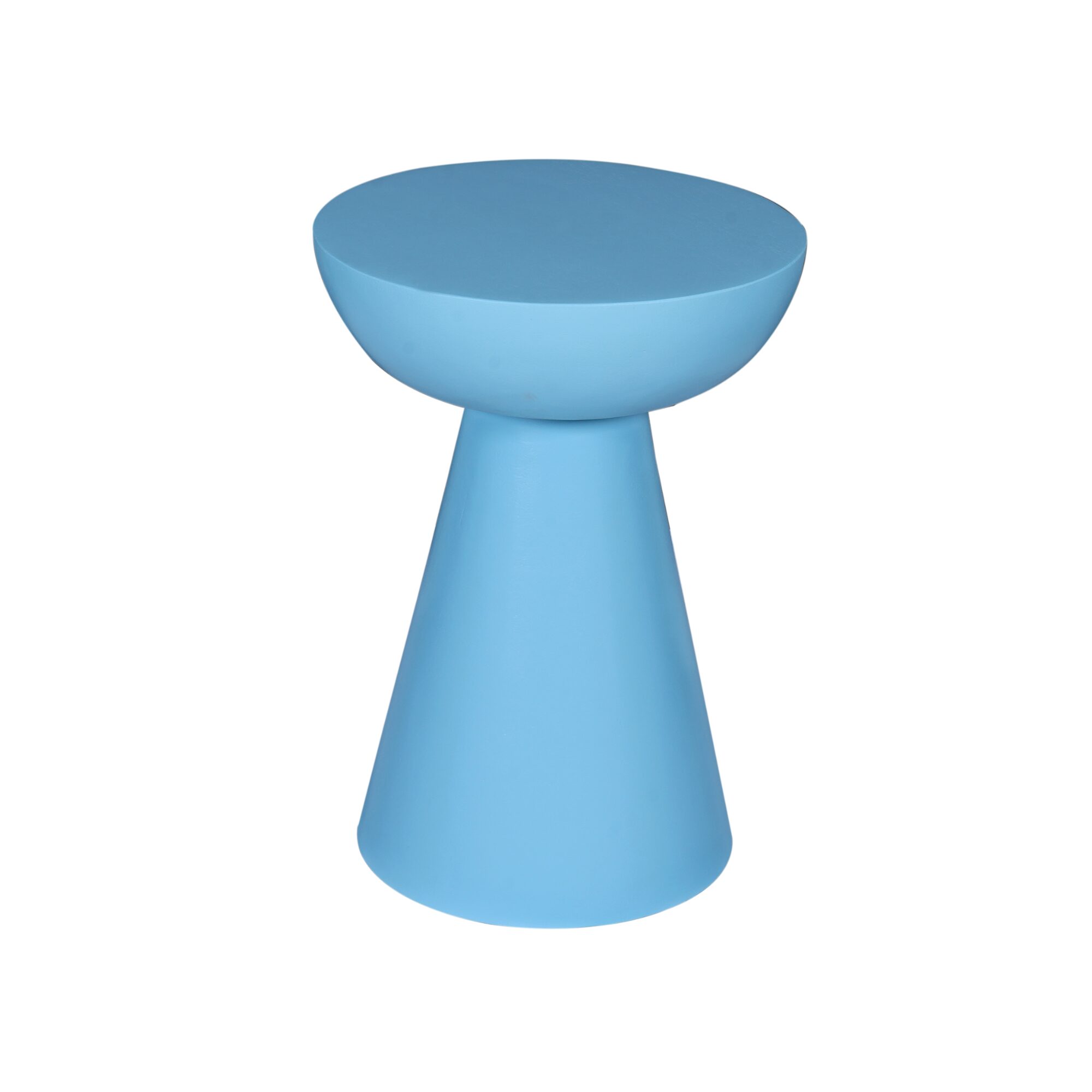 Table d’appoint Owen en bois de manguier bleu – 30 cm