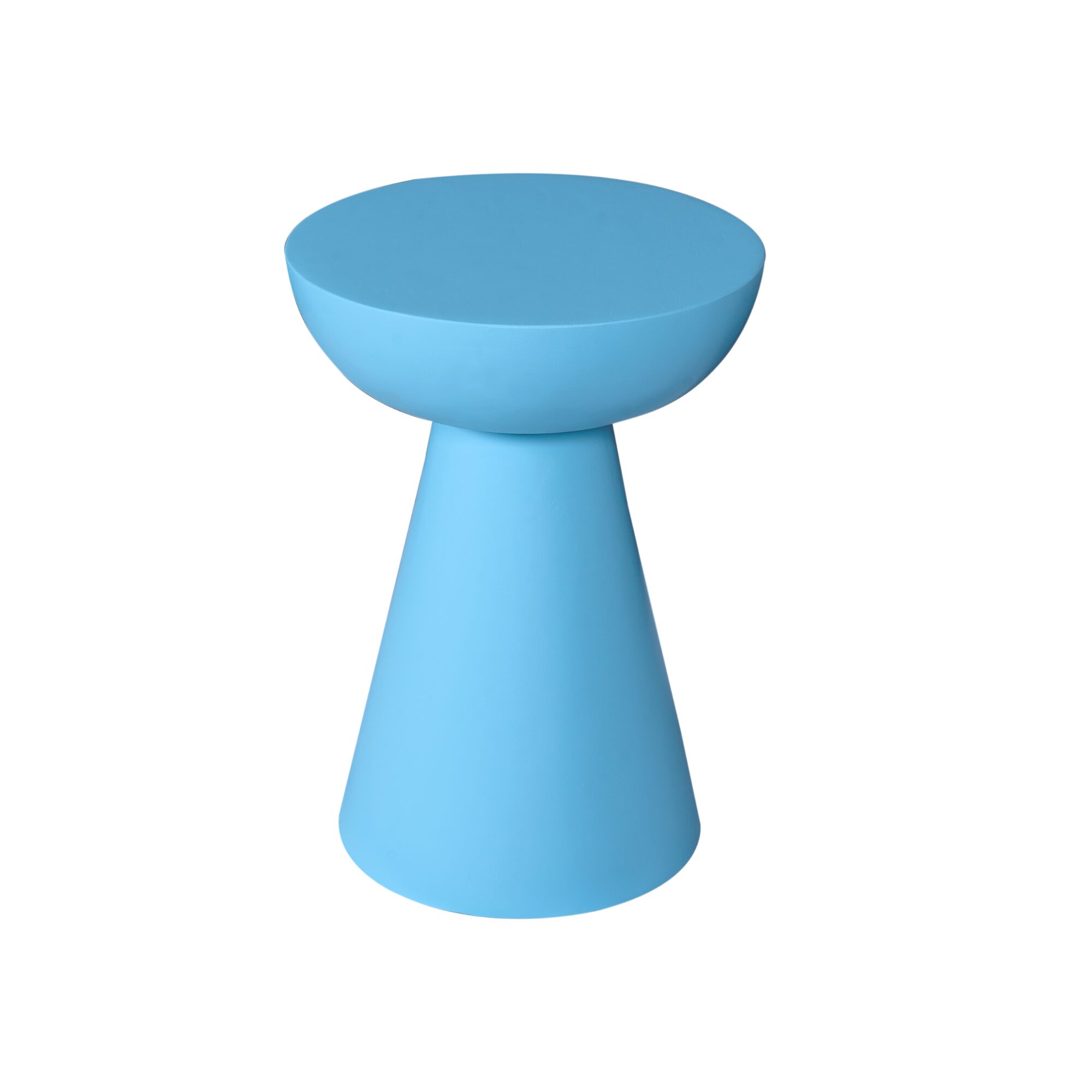 Table d’appoint Owen en bois de manguier bleu – 30 cm – Image 2