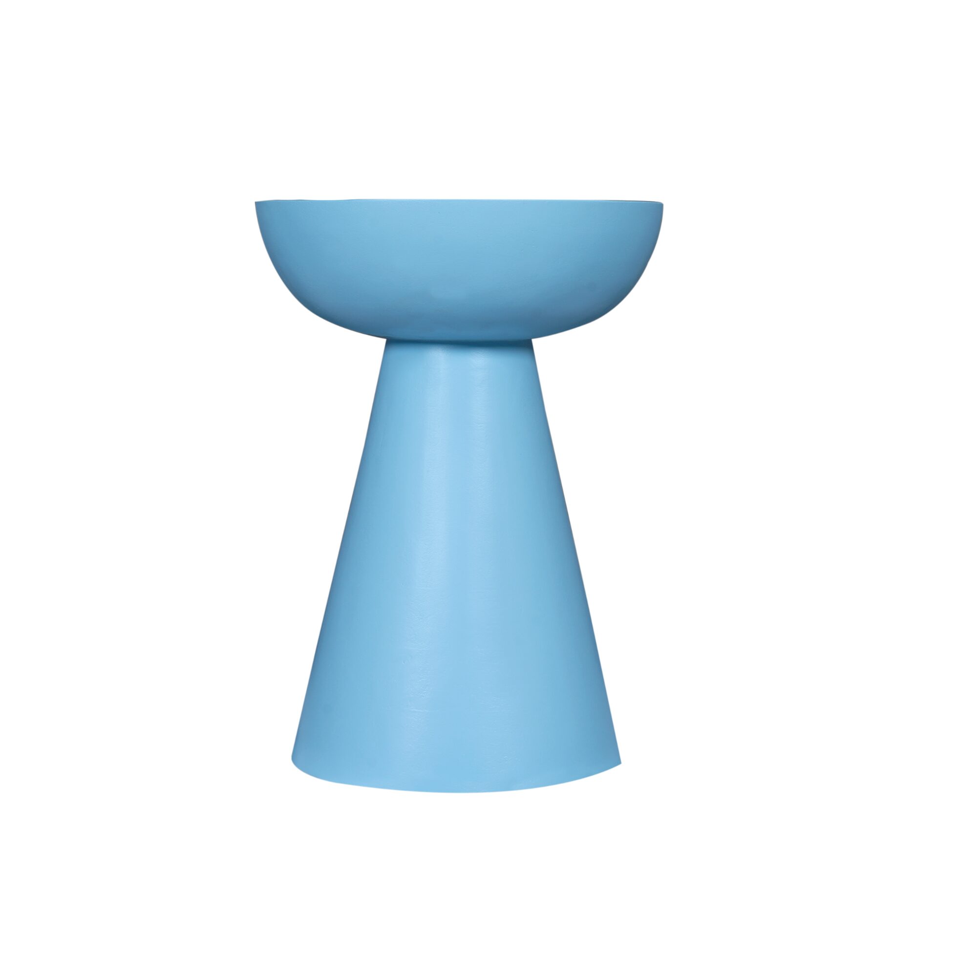 Table d’appoint Owen en bois de manguier bleu – 30 cm – Image 3