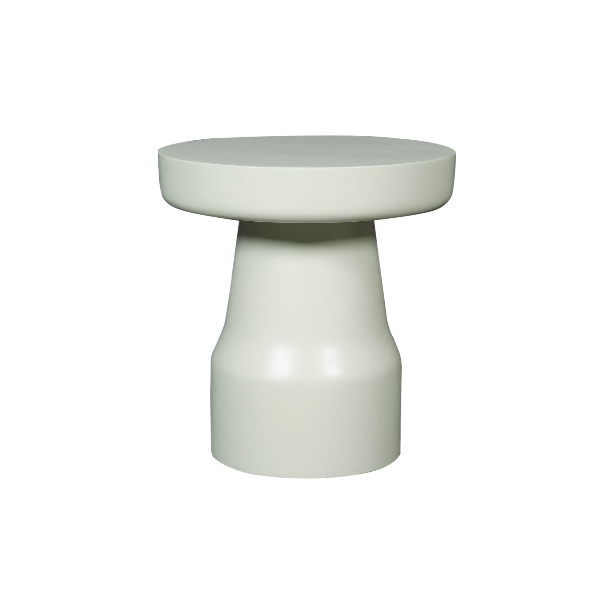 Table d’appoint Drum en bois de manguier vert – 40 cm – Image 2