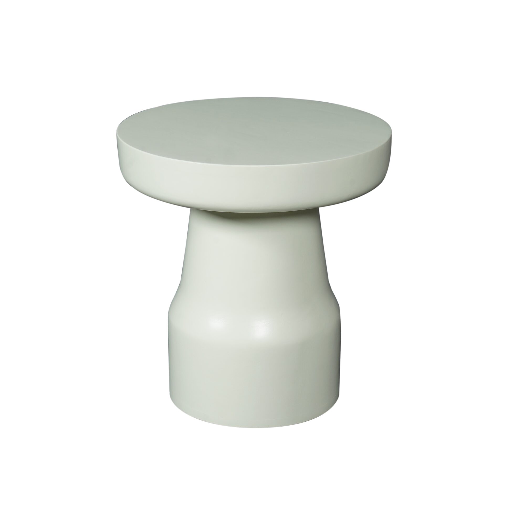 Table d’appoint Drum en bois de manguier vert – 40 cm – Image 3