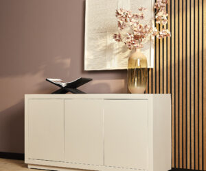 Buffet Brussel en bois de manguier finition sable – 150 cm