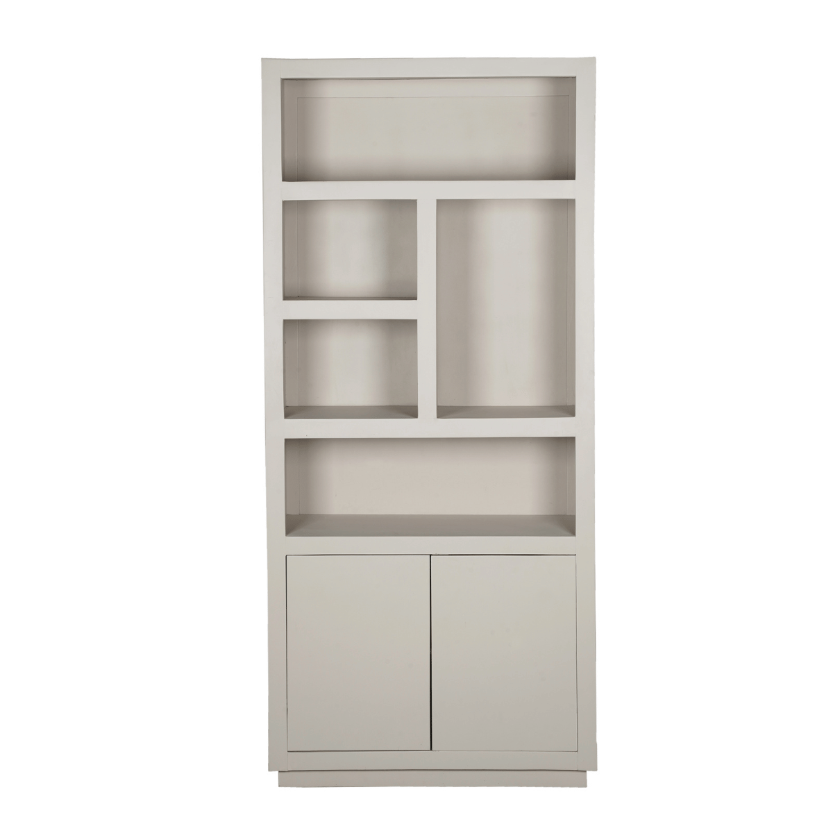 Bibliothèque à compartiments Brussel XL en bois de manguier finition sable – 90 cm – Image 4