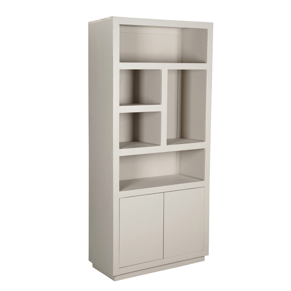 Bibliothèque à compartiments Brussel XL en bois de manguier finition sable – 90 cm – Image 5