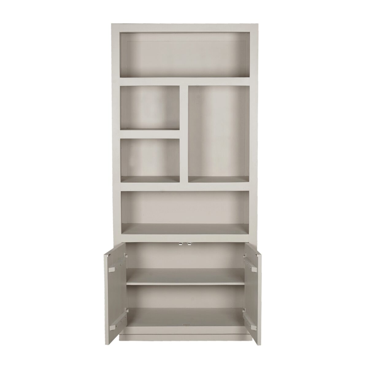 Bibliothèque à compartiments Brussel XL en bois de manguier finition sable – 90 cm – Image 6