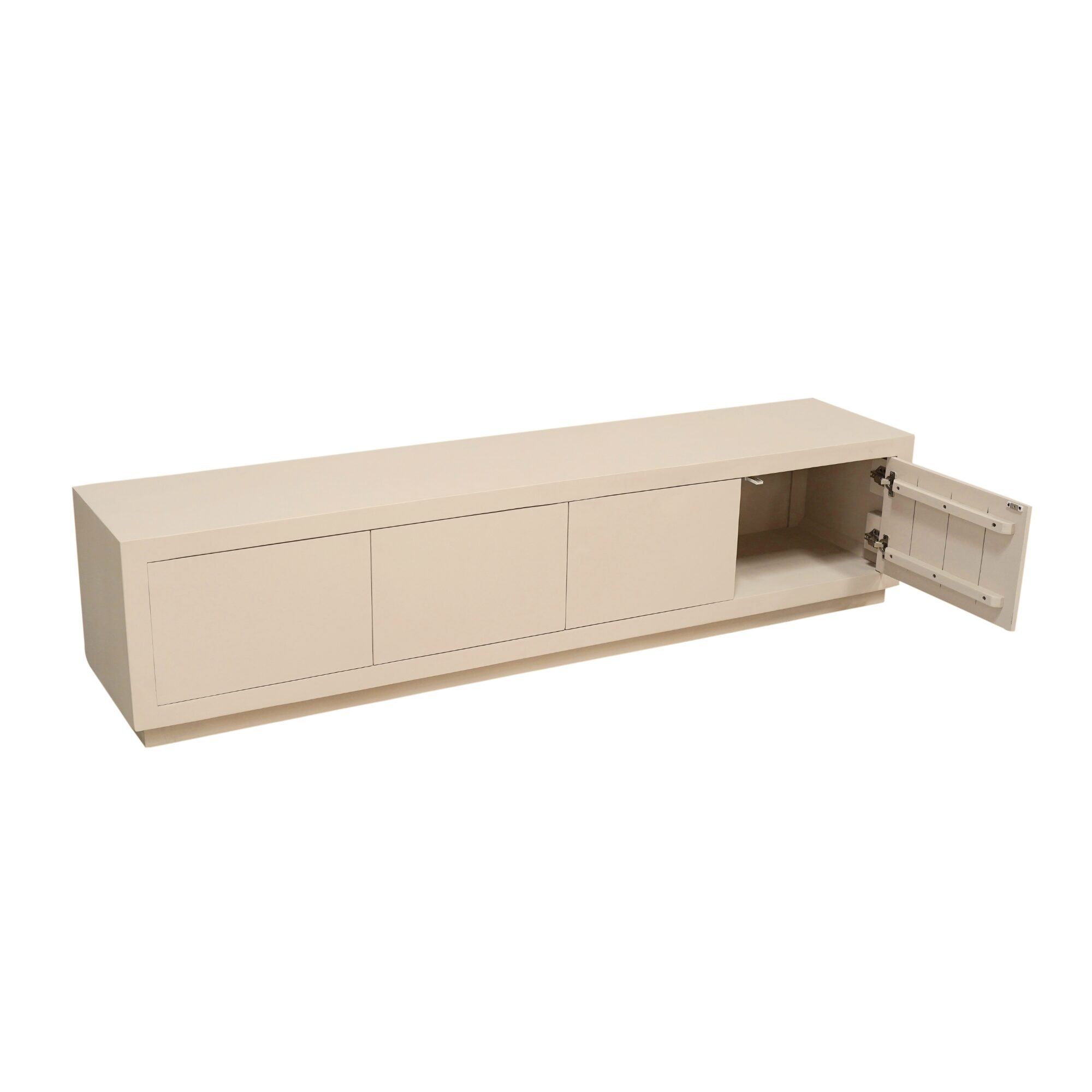 Meuble TV Brussel en bois de manguier finition sable – 200 cm – Image 6