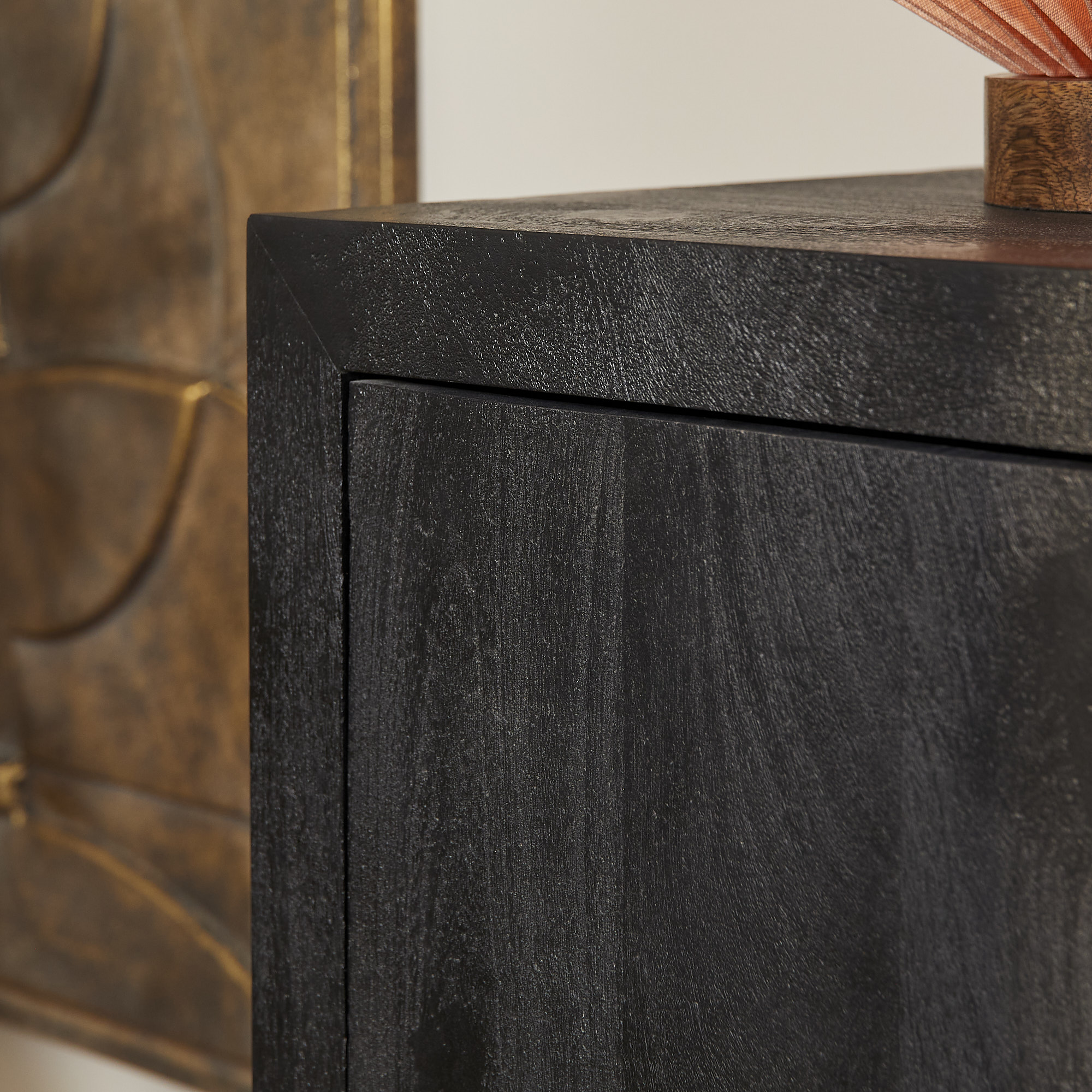 Buffet Brussel en bois de manguier noir – 150 cm – Image 3