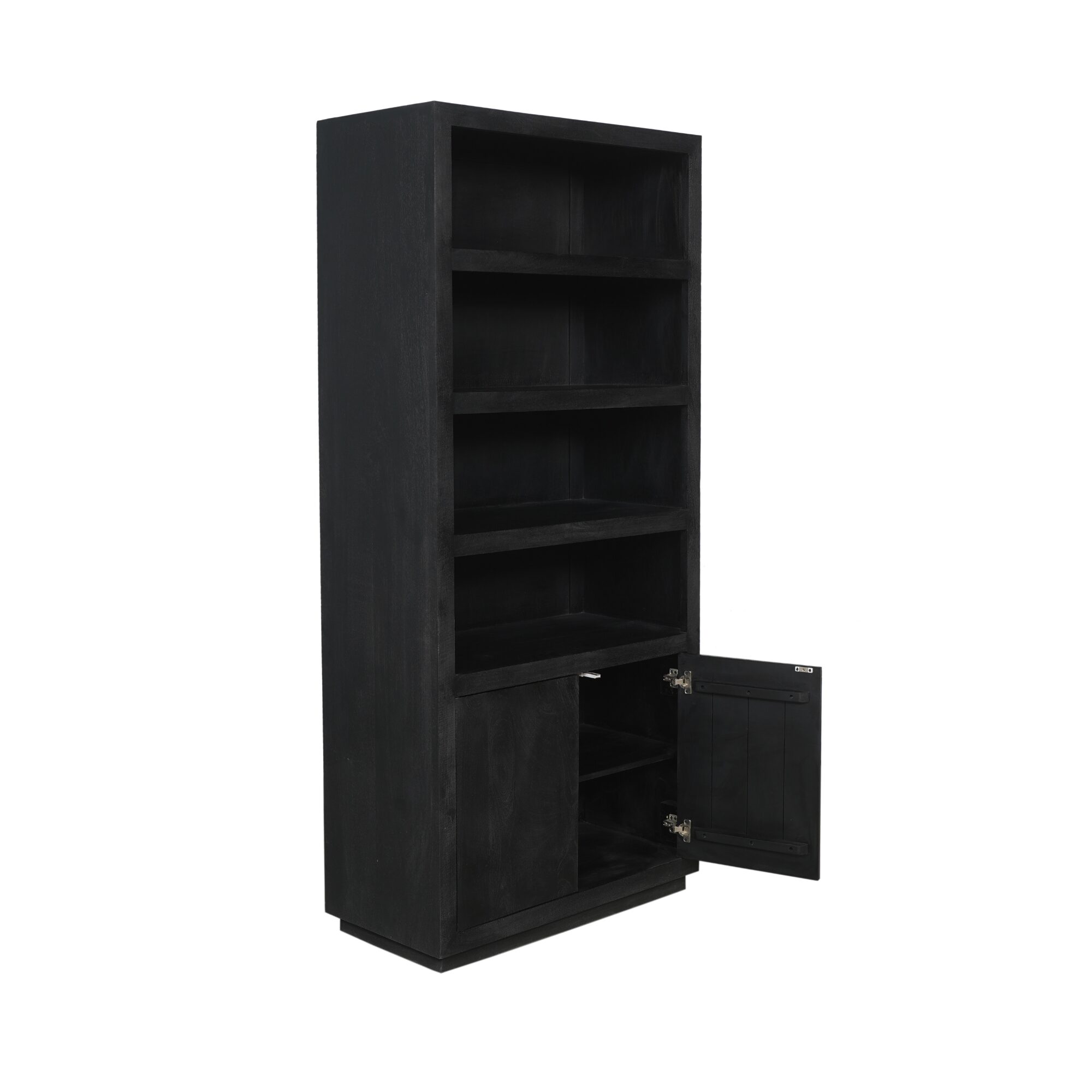 Bibliothèque Brussel en bois de manguier noir – 90 cm – Image 8