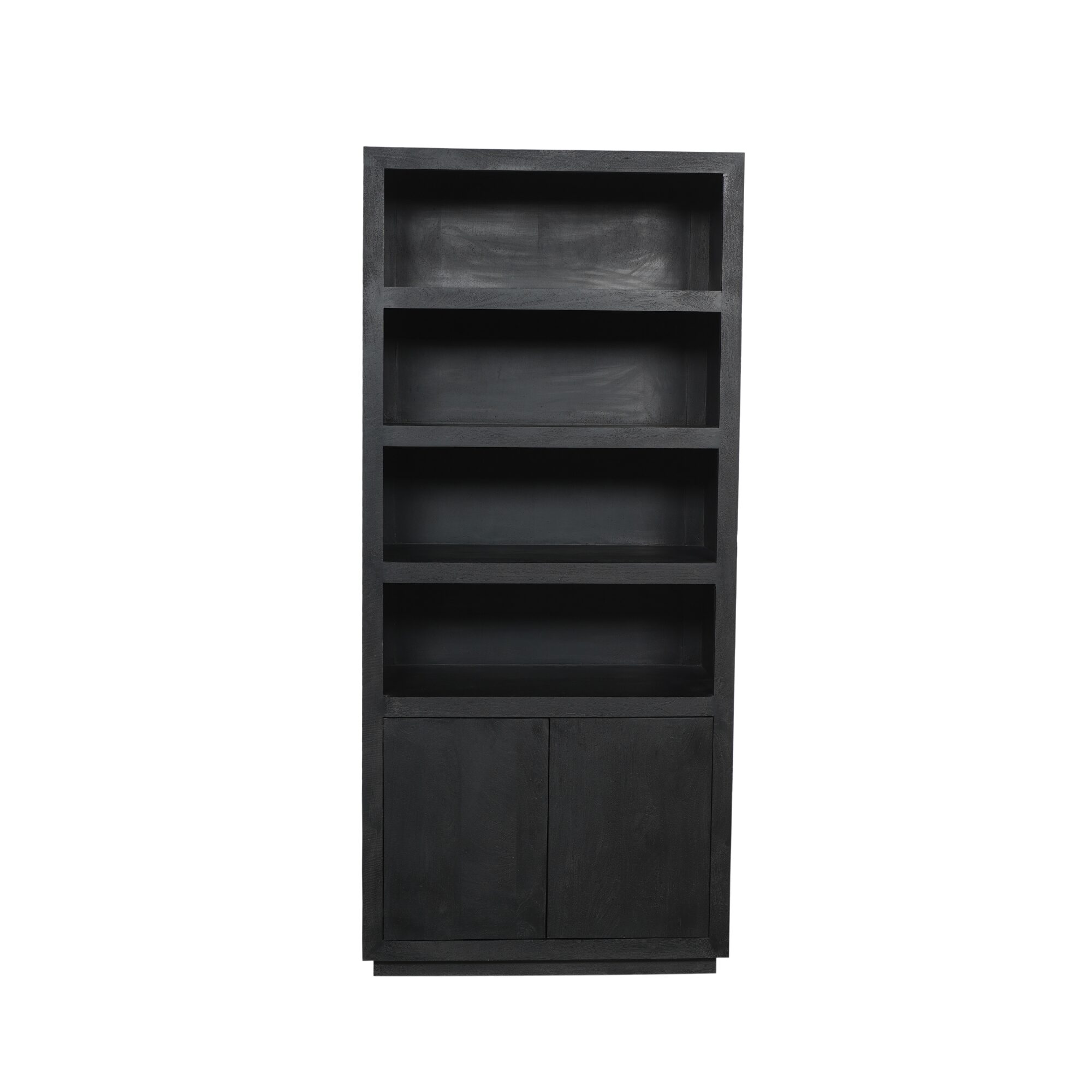 Bibliothèque Brussel en bois de manguier noir – 90 cm – Image 5