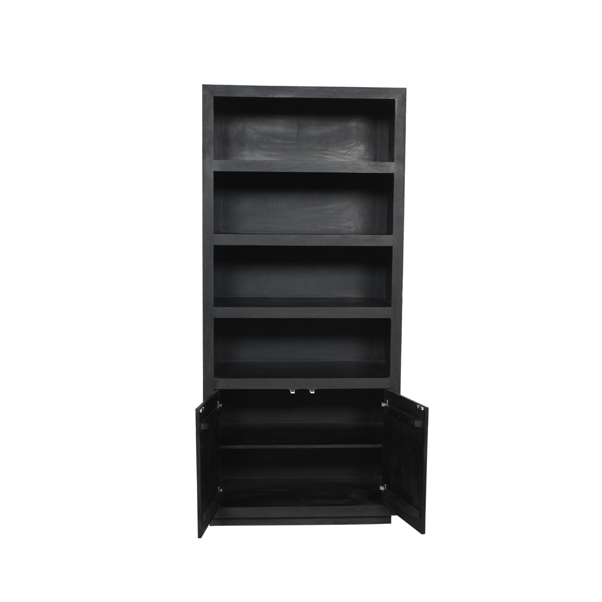 Bibliothèque Brussel en bois de manguier noir – 90 cm – Image 7