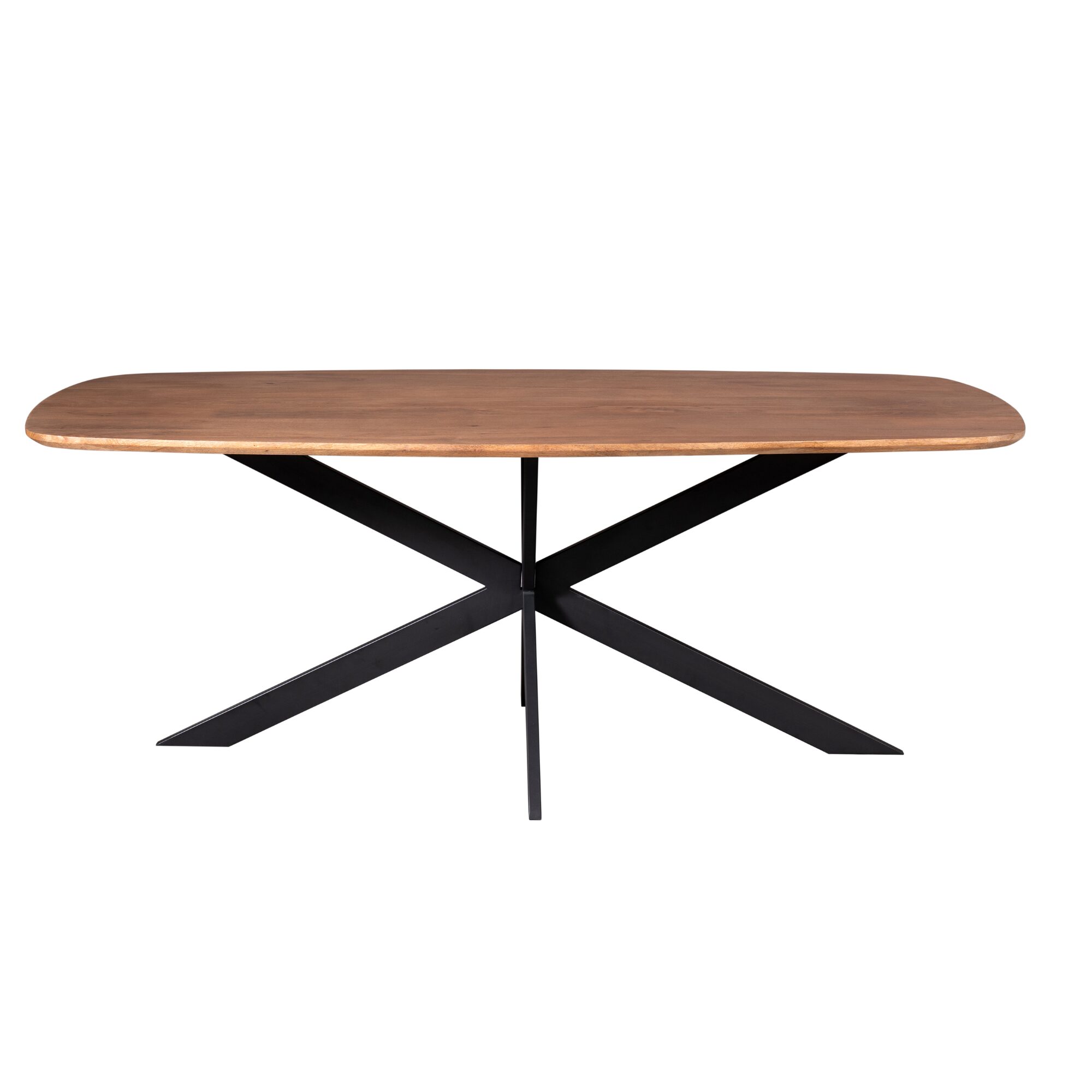 Table à manger ovale danoise Elegance en bois de manguier naturel – 240 cm – Image 2