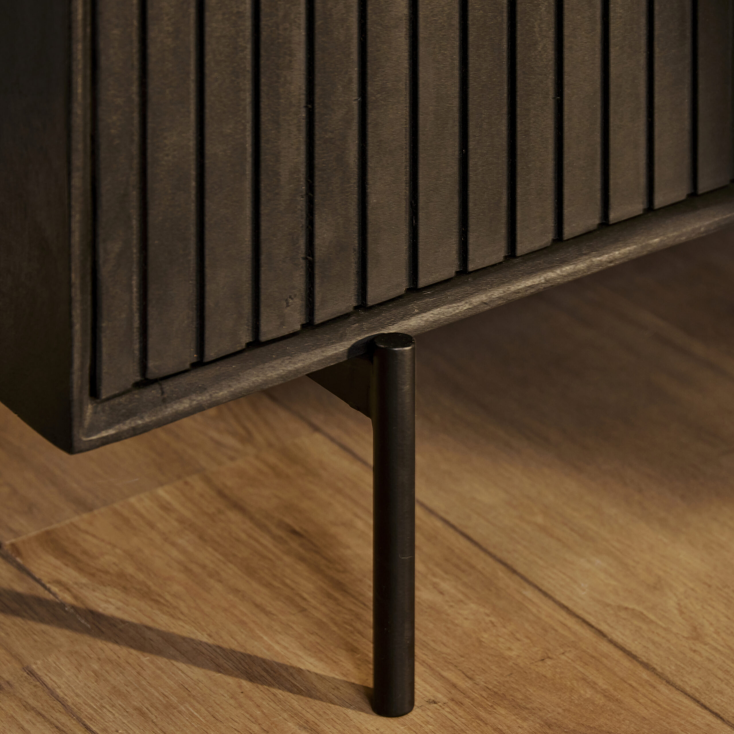 Buffet Madison en bois de manguier noir – 210 cm – Image 4