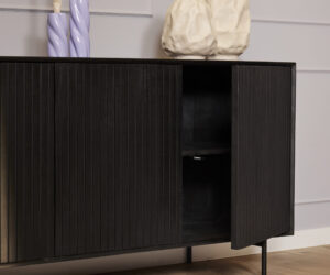Alternative view of Buffet Madison en bois de manguier noir – 210 cm