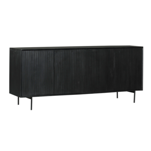 Buffet Madison en bois de manguier noir – 210 cm – Image 7