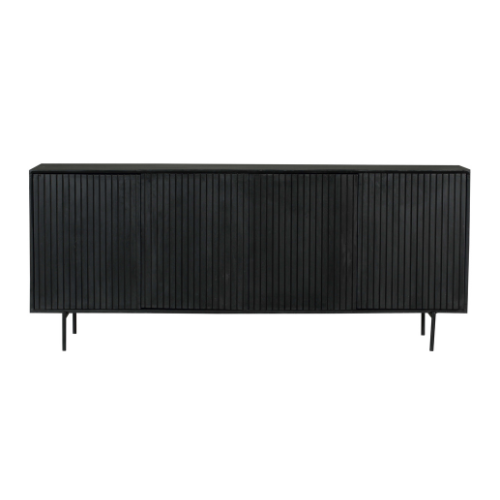 Buffet Madison en bois de manguier noir – 210 cm – Image 6