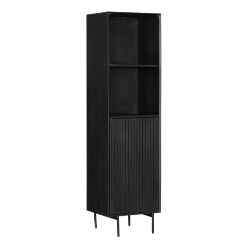 Bibliothèque Madison en bois de manguier noir – 55 cm – Image 5