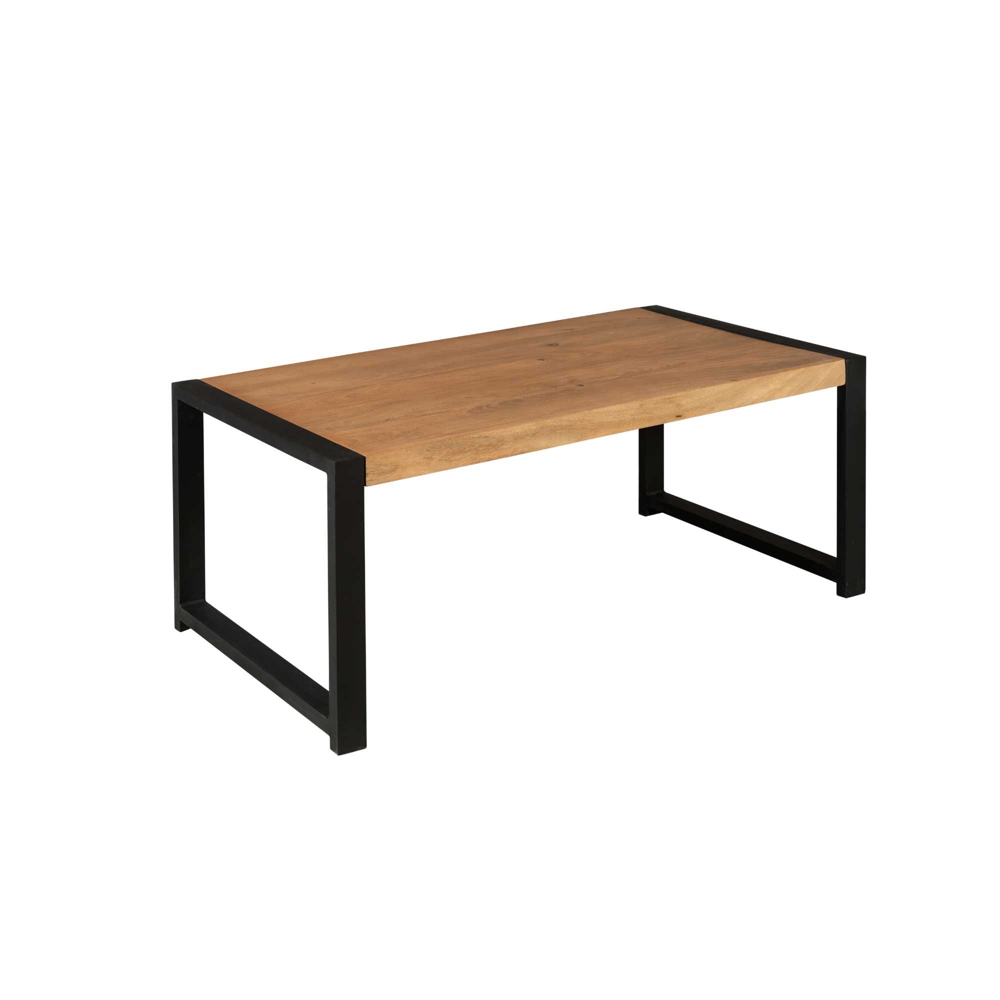 Table basse Boaz en bois de manguier naturel – 110 cm – Image 6
