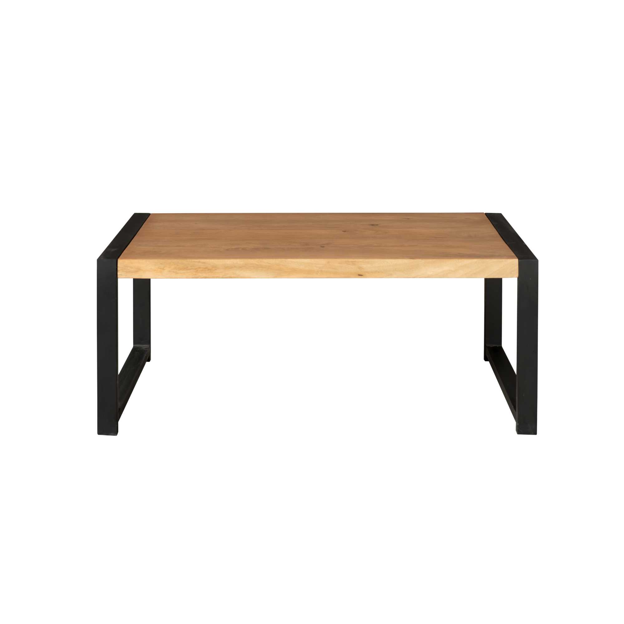 Table basse Boaz en bois de manguier naturel – 110 cm – Image 3