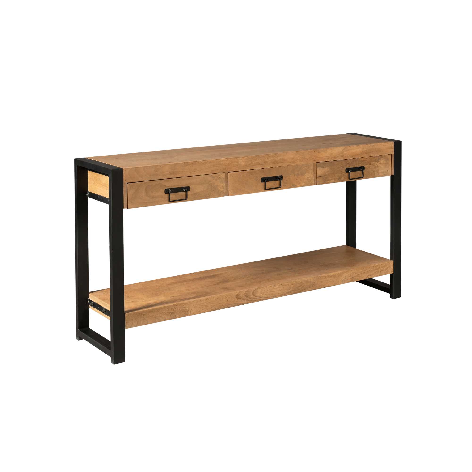 Console Boaz en bois de manguier naturel – 150 cm – Image 4
