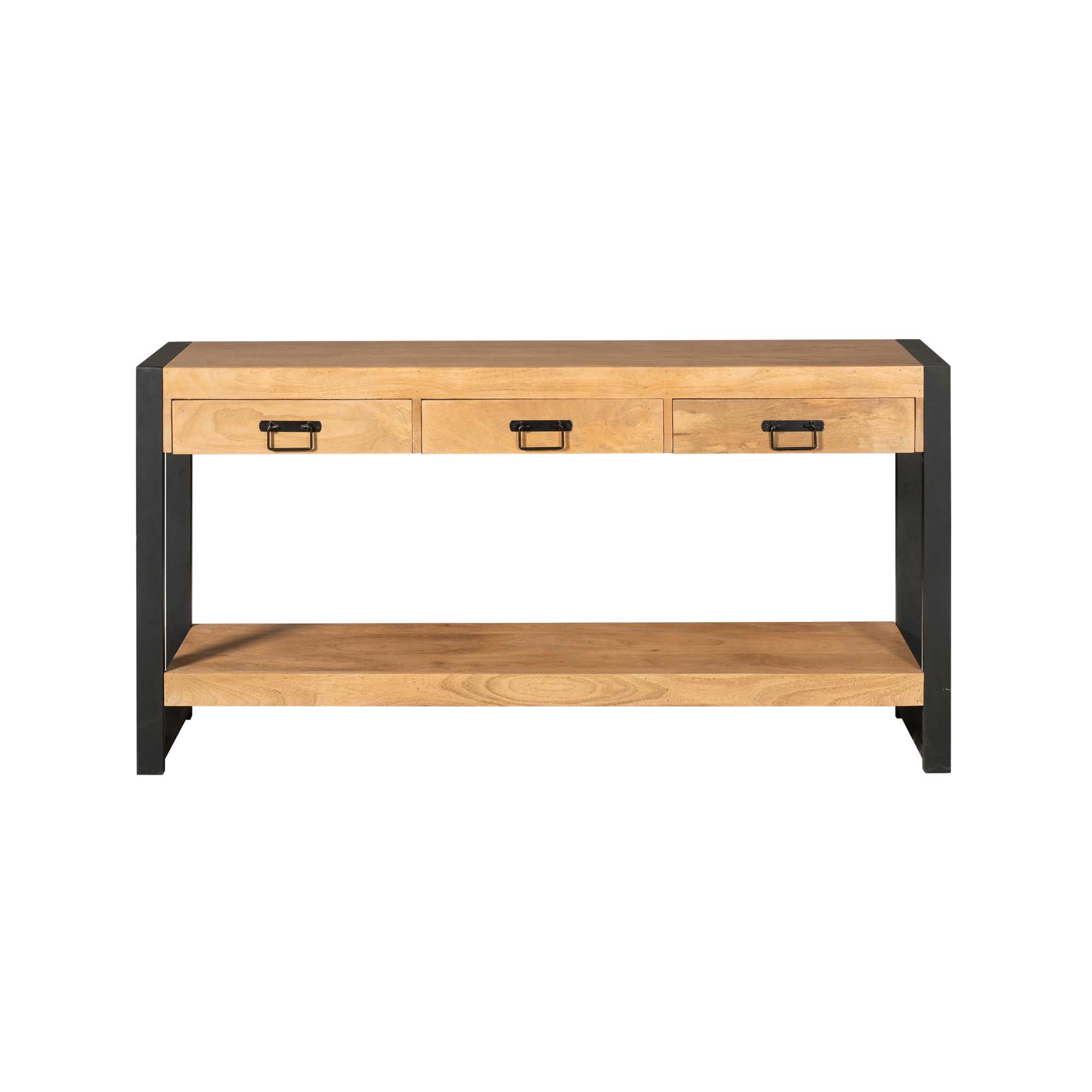 Console Boaz en bois de manguier naturel – 150 cm – Image 3