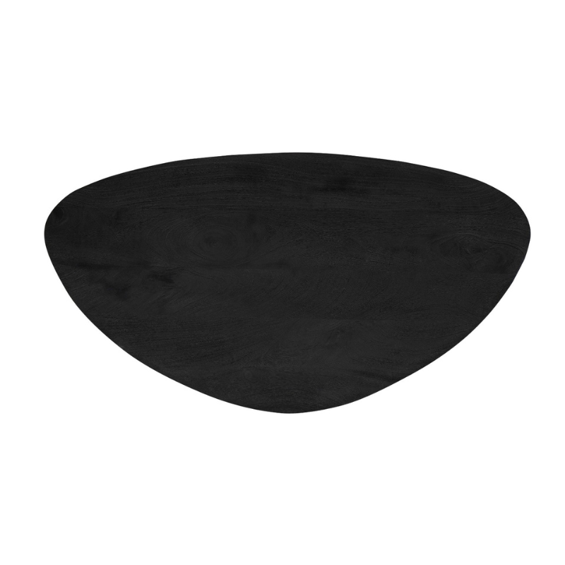 Table basse New York en bois de manguier noir – 130 cm – Image 5