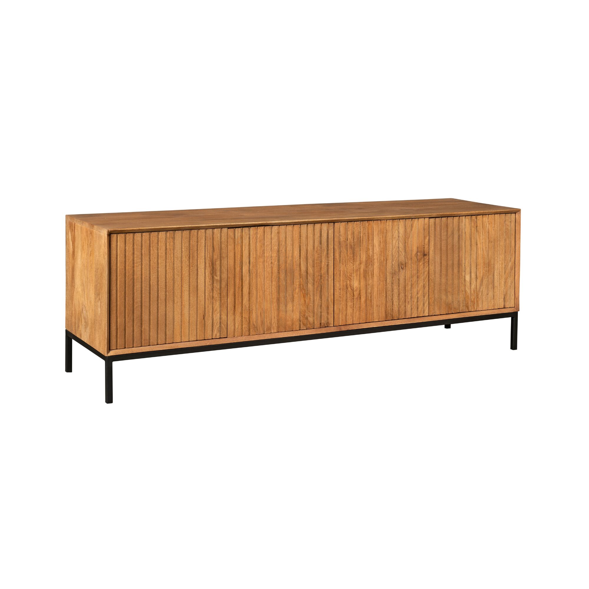Meuble TV Madison en bois de manguier naturel – 165 cm – Image 19