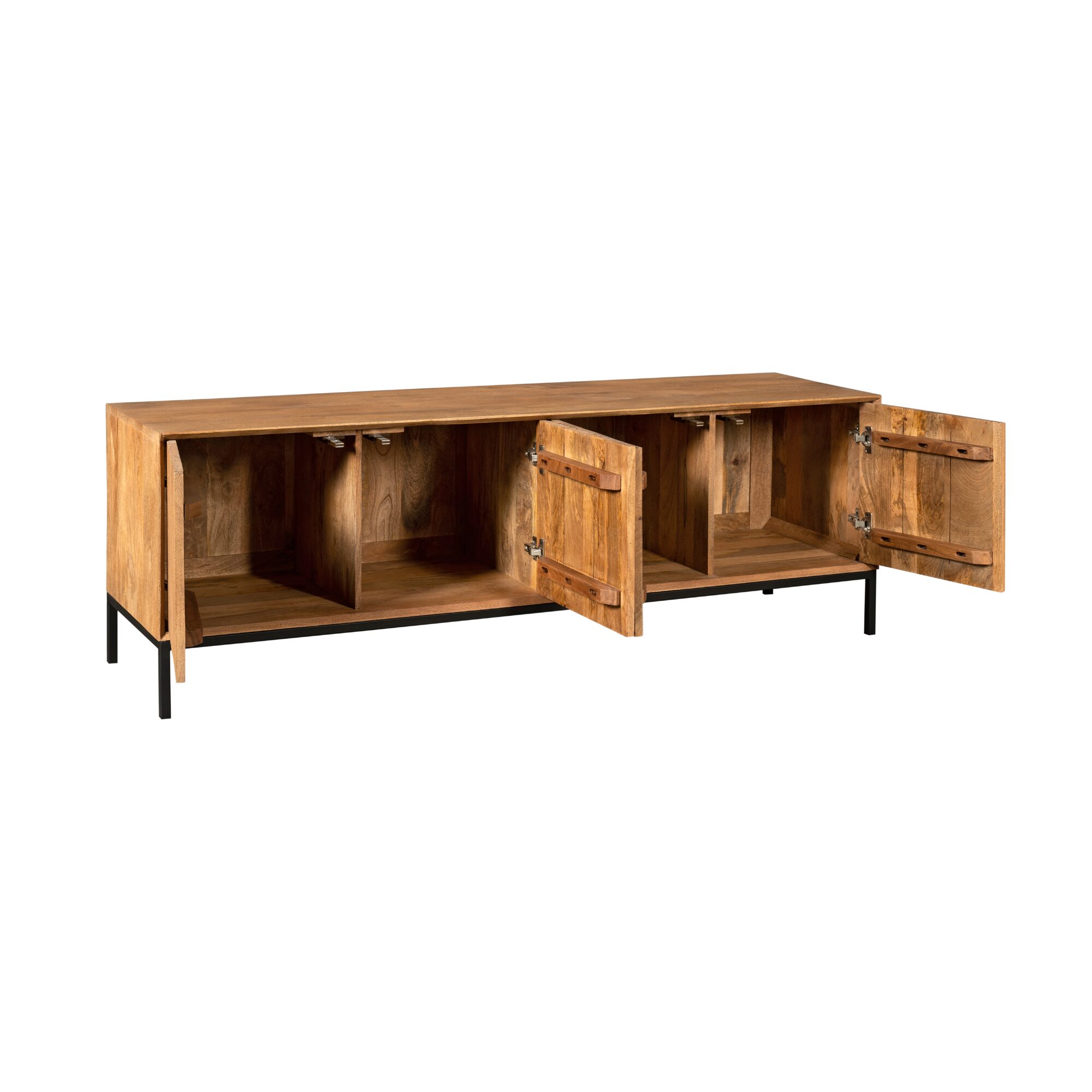 Meuble TV Madison en bois de manguier naturel – 165 cm – Image 20