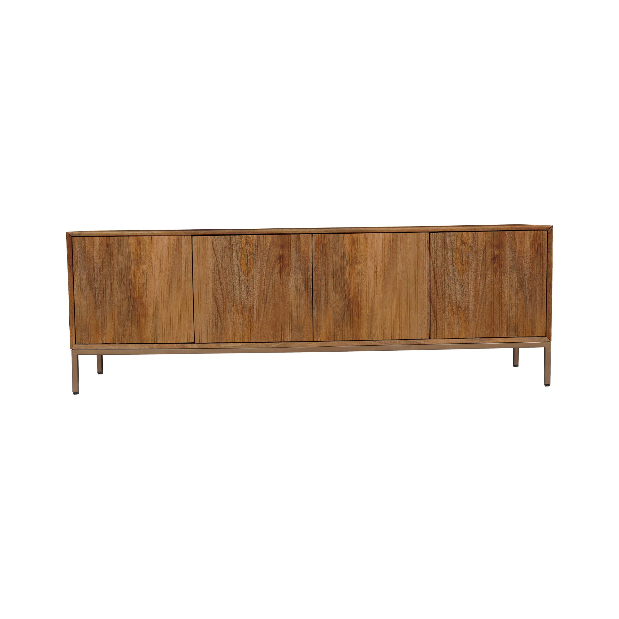 Meuble TV Madison en bois de manguier naturel – 165 cm – Image 10
