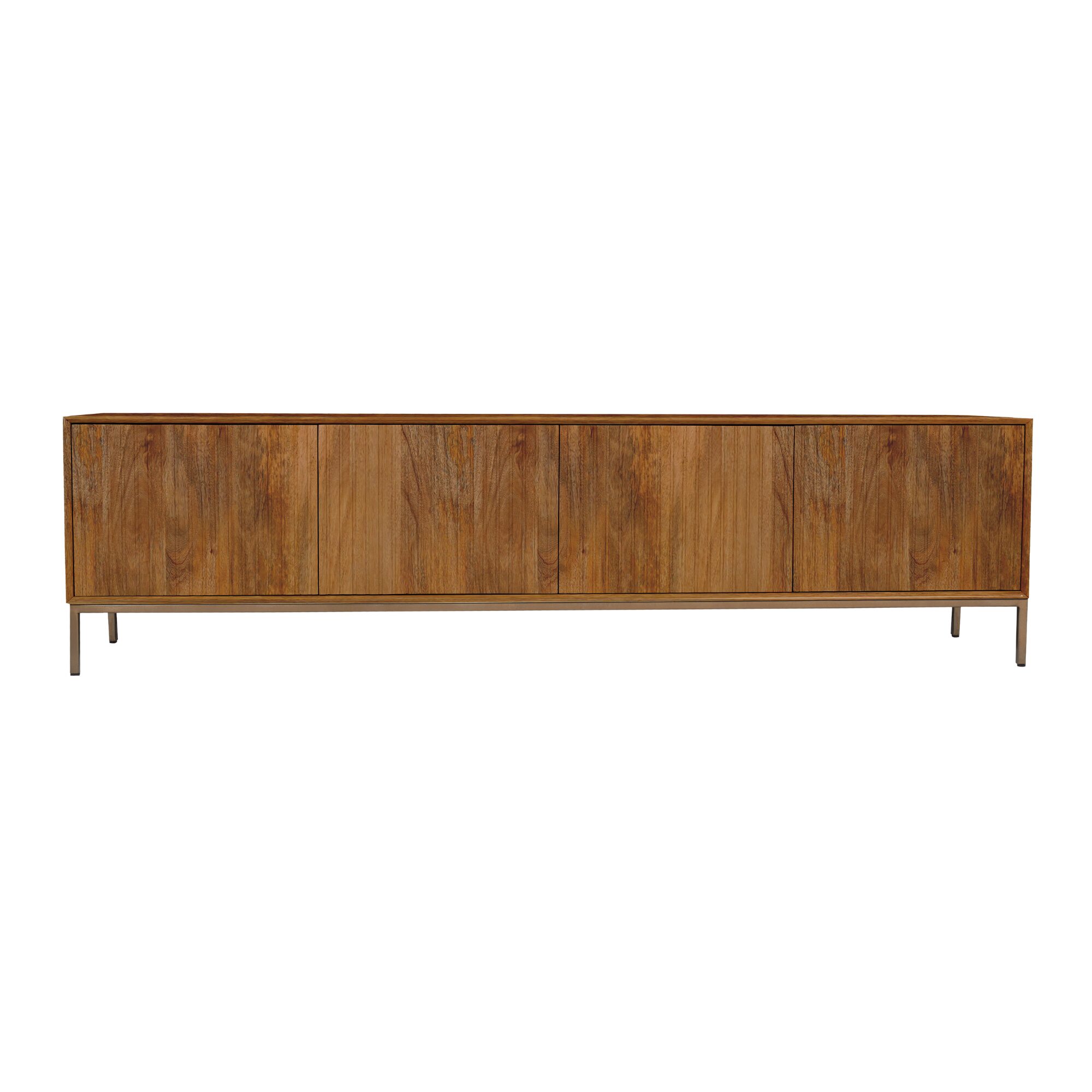 Meuble TV Madison en bois de manguier naturel – 165 cm – Image 11