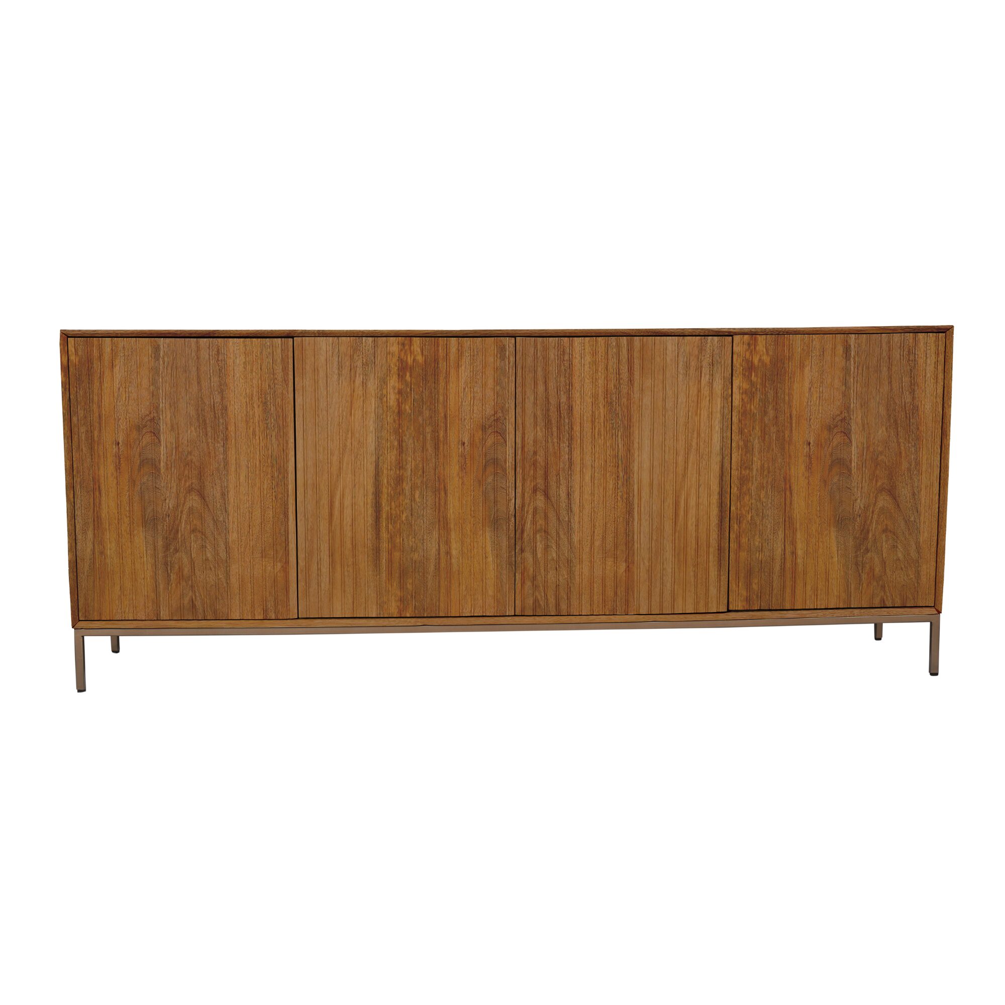 Meuble TV Madison en bois de manguier naturel – 165 cm – Image 14