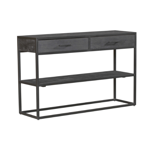 Console New York en bois de manguier noir – 120 cm – Image 5