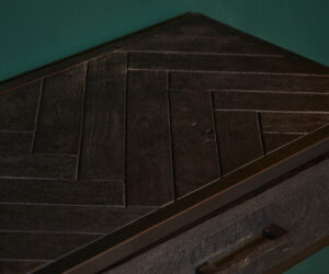 Alternative view of Console New York en bois de manguier noir – 120 cm