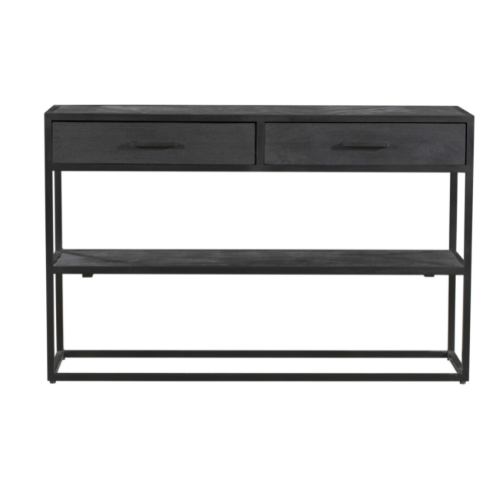 Console New York en bois de manguier noir – 120 cm – Image 4