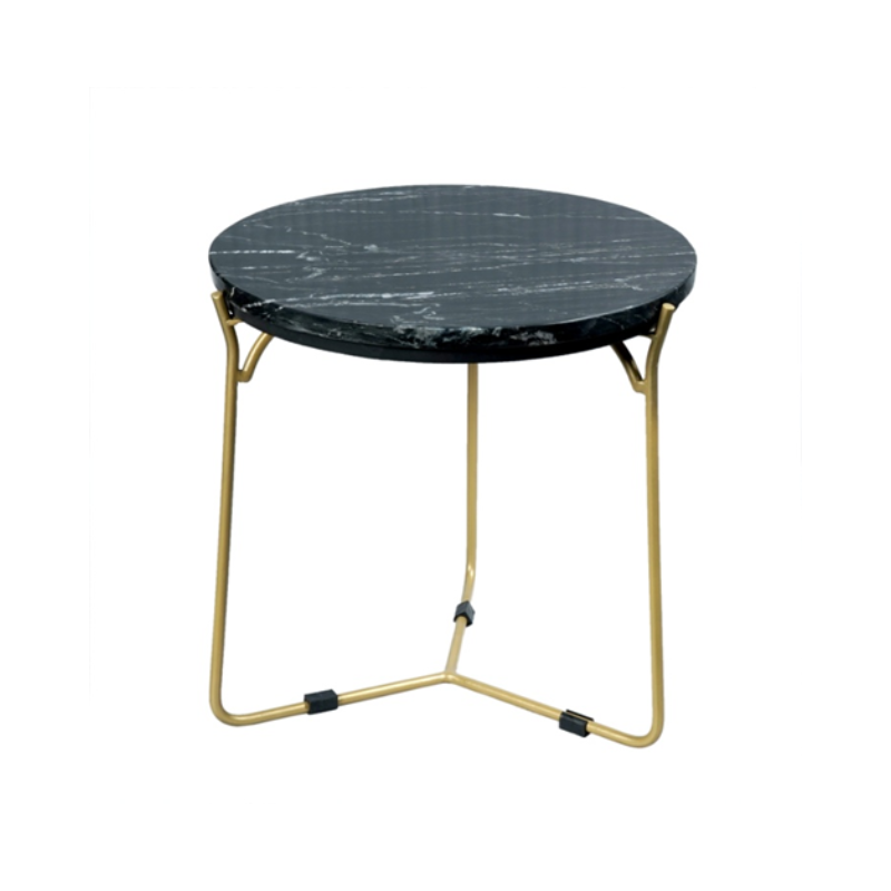 Set de tables basses Caly en marbre noir – 45 cm – Image 5