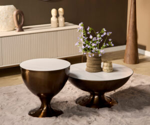 Alternative view of Set de tables basses Ava – 75 cm
