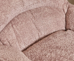 Alternative view of Fauteuil pivotant Vera rose