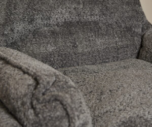 Alternative view of Fauteuil pivotant Vera gris foncé