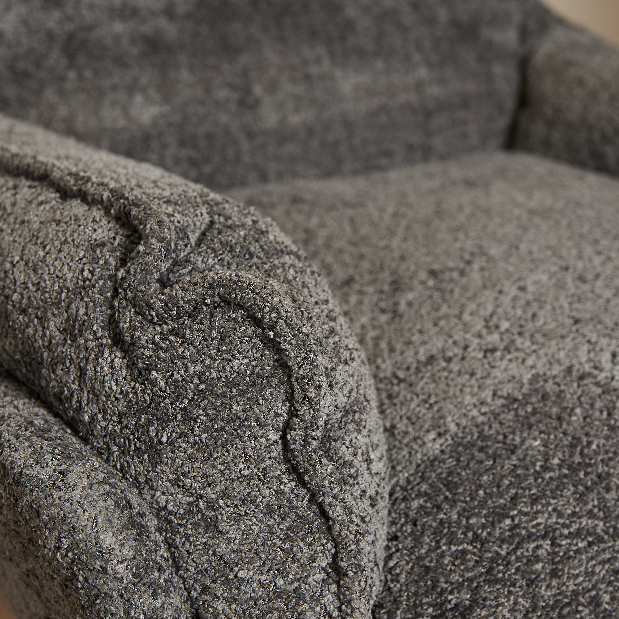 Fauteuil pivotant Vera gris foncé – Image 3