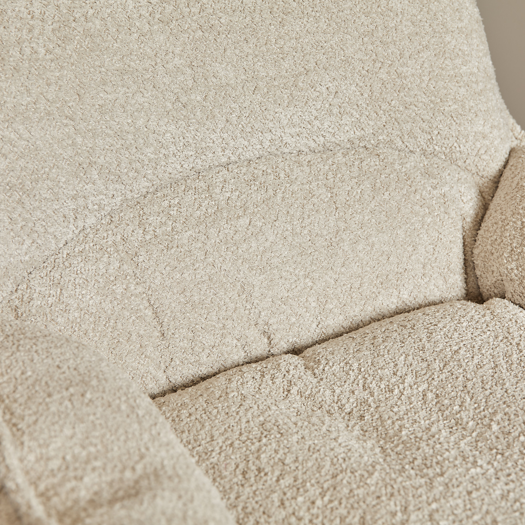 Fauteuil pivotant Vera blanc cassé – Image 3