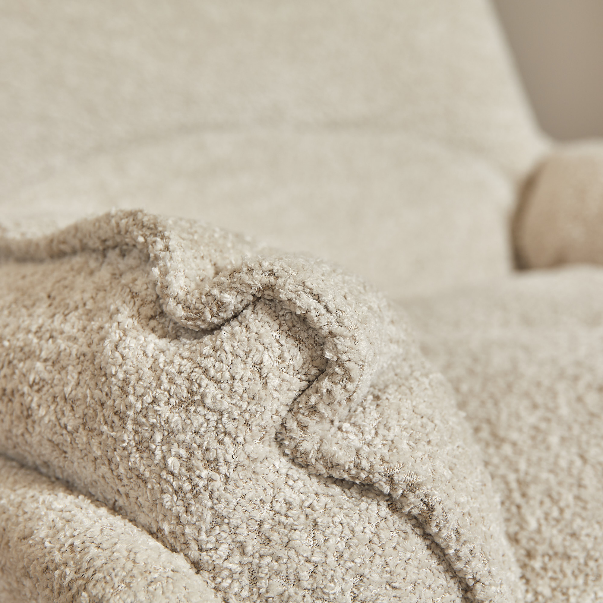 Fauteuil pivotant Vera blanc cassé – Image 2