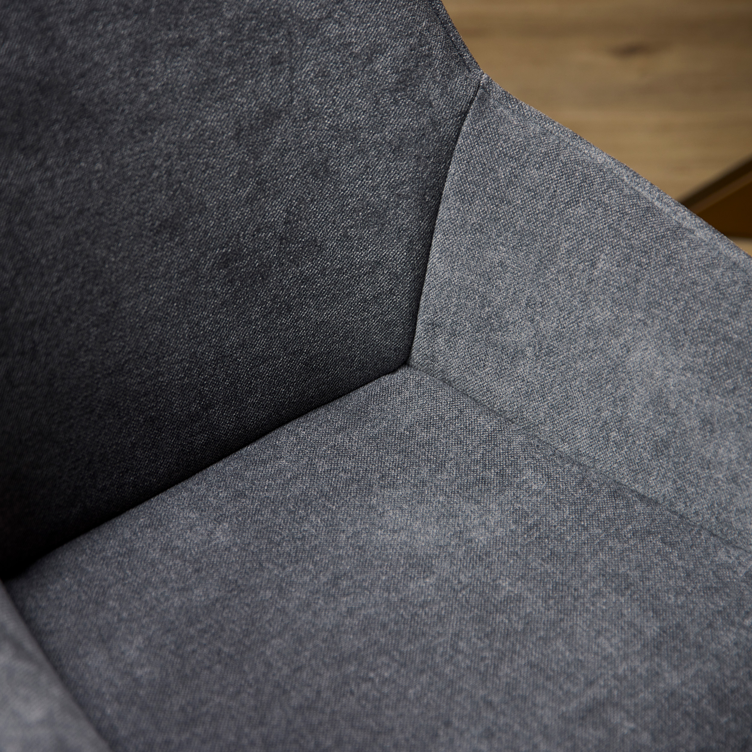 Chaise de salle à manger pivotante Mees anthracite – Image 3