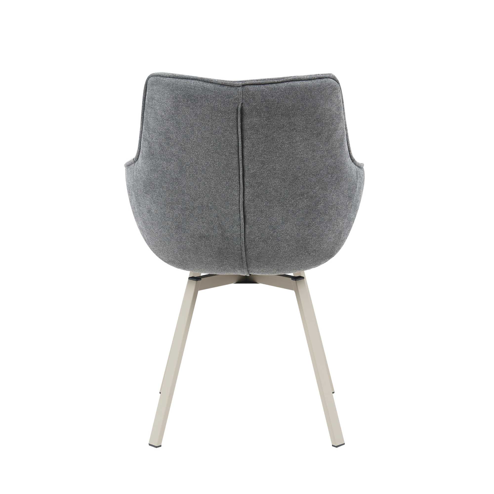 Chaise de salle à manger pivotante Mees anthracite – Image 6