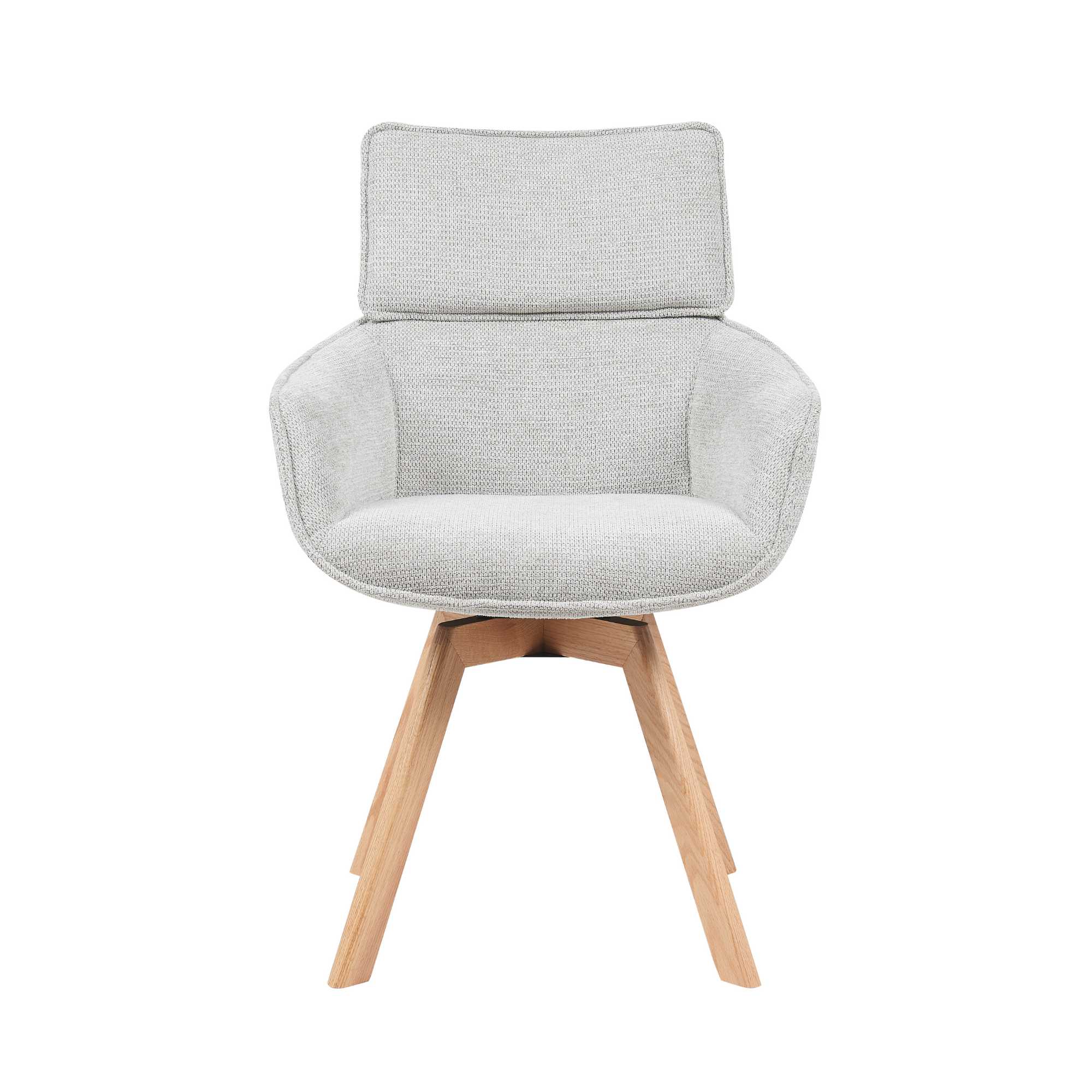 Chaise de salle à manger pivotante Jona taupe – Image 4