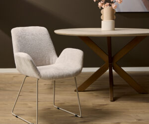 Chaise de salle à manger Evan sand