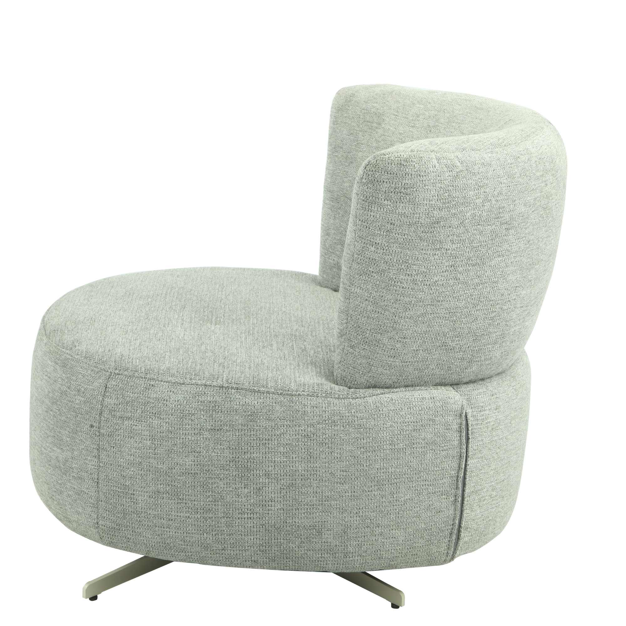 Fauteuil pivotant Fien gris – Image 5